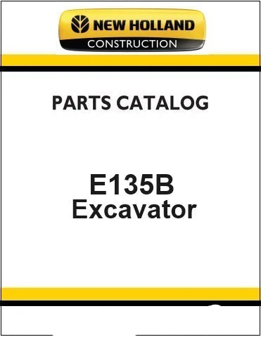New Holland E135B Crawler Excavator Pdf Parts Manual