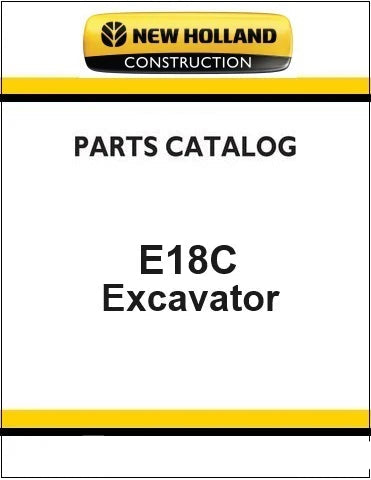 New Holland E18C Mini Crawler Excavator Pdf Parts Manual