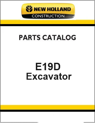 New Holland E19D Mini Crawler Excavator Pdf Parts Catalog Manual