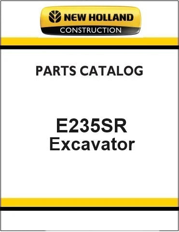 New Holland E235SR Crawler Excavator Pdf Parts Manual