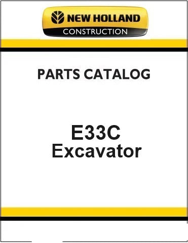 New Holland E33C Mini Crawler Excavator Pdf Parts Manual