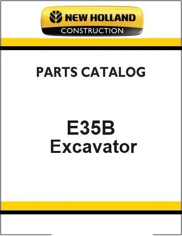 New Holland E35B Crawler Excavator Pdf Parts Manual