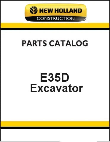 New Holland E35D Mini Crawler Excavator Pdf Parts Catalog Manual