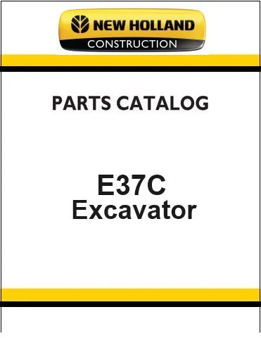 New Holland E37C Mini Crawler Excavator Pdf Parts Catalog Manual