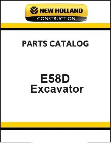 New Holland E58D Mini Crawler Excavator Pdf Parts Manual (CAB STAGE V (AG))