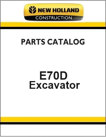 New Holland E70D Midi Crawler Excavator Pdf Parts Manual