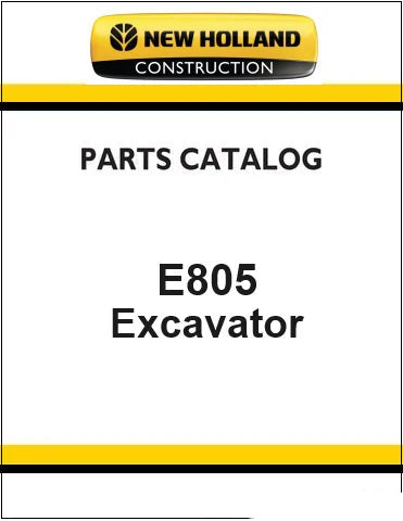 New Holland E805 Crawler Excavator Pdf Parts Catalog Manual