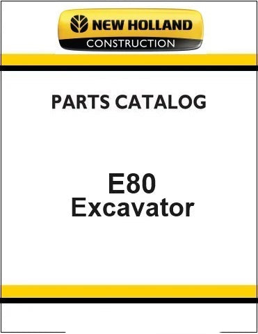 New Holland E80 Midi Crawler Excavator Pdf Parts Manual