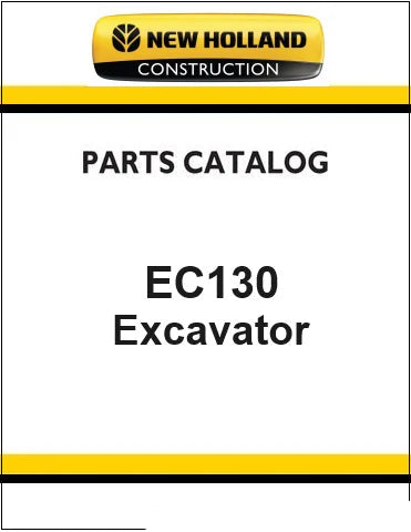 New Holland EC130 Crawler Excavator Pdf Parts Catalog Manual