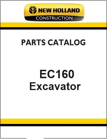 New Holland EC160 Crawler Excavator Pdf Parts Catalog Manual