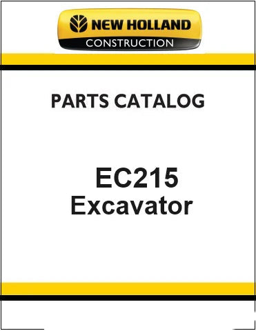 New Holland EC215 Crawler Excavator Pdf Parts Catalog Manual