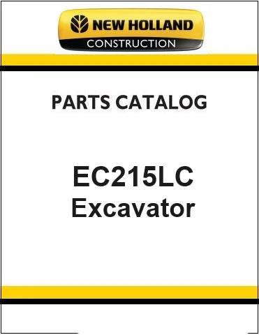 New Holland EC215LC Crawler Excavator Pdf Parts Catalog Manual