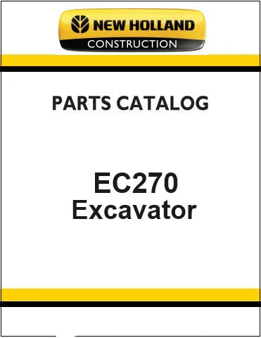 New Holland EC270 Crawler Excavator Pdf Parts Catalog Manual