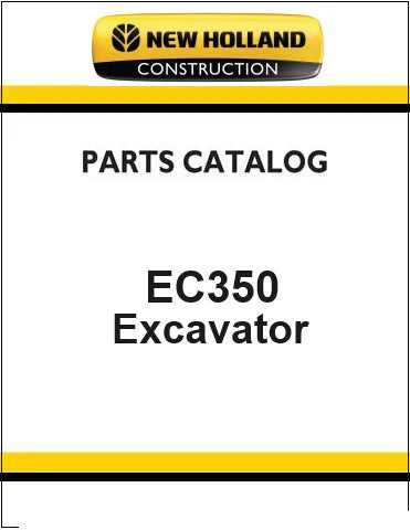 New Holland EC350 Crawler Excavator Pdf Parts Catalog Manual