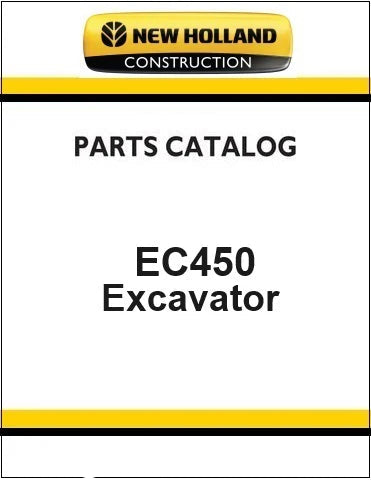 New Holland EC450 Crawler Excavator Pdf Parts Manual
