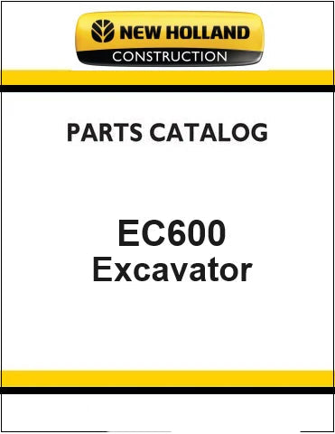 New Holland EC600 Crawler Excavator Pdf Parts Catalog Manual