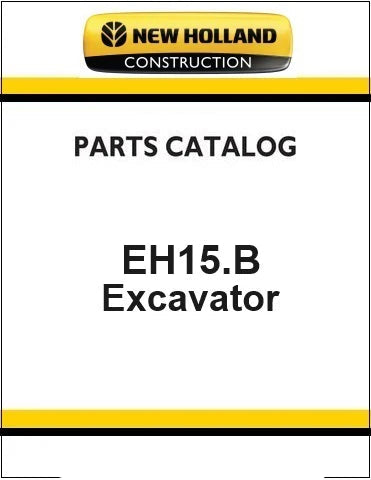 New Holland EH15.B Mini Crawler Excavator Pdf Parts Manual