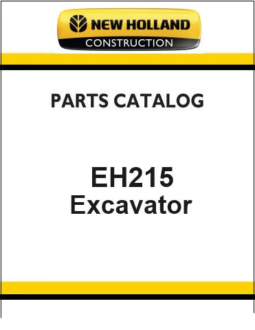 New Holland EH215 Crawler Excavator Pdf Parts Catalog Manual