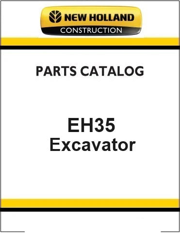 New Holland EH35 Mini Crawler Excavator Pdf Parts Manual
