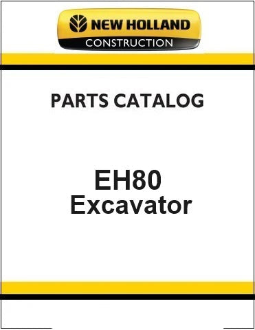 New Holland EH80 Midi Crawler Excavator Pdf Parts Manual