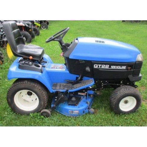 New Holland GT18, GT20, GT22 Garden Tractor COMPLETE Service Manual

