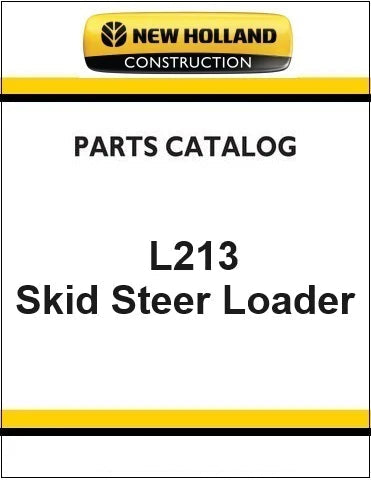 New Holland L213 Skid Steer Loader Pdf Parts Manual