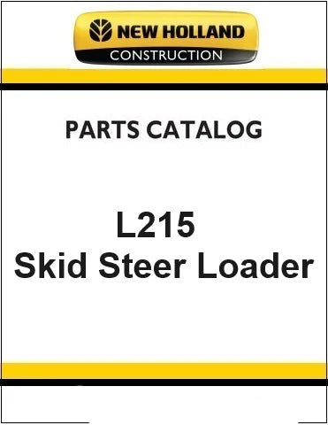 New Holland L215 Skid Steer Loader Pdf Parts Manual