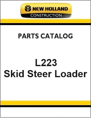 New Holland L223 Skid Steer Loader Pdf Parts Manual