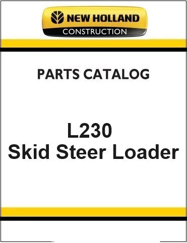 New Holland L230 Skid Steer Loader Pdf Parts Manual