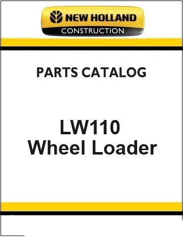 New Holland LW110 Wheel Loader Pdf Parts Manual