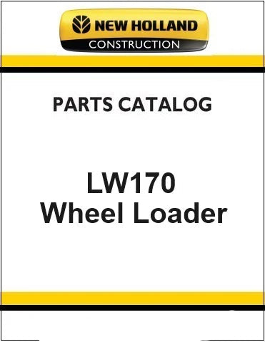 New Holland LW170 Wheel Loader Pdf Parts Manual