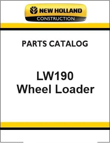 New Holland LW190 Wheel Loader Pdf Parts Manual