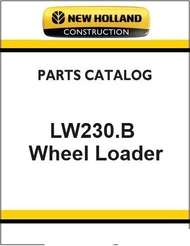 New Holland LW230.B Wheel Loader Pdf Parts Manual