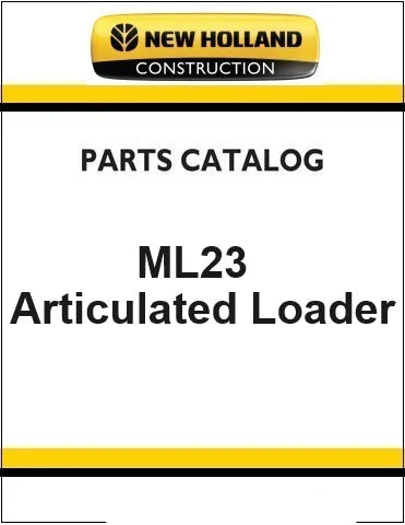 New Holland ML23 Small Articulated Loader Pdf Parts Manual