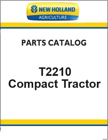 New Holland T2210 Compact Tractor Pdf Parts Manual