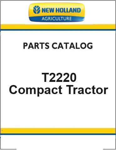New Holland T2220 Compact Tractor Pdf Parts Manual