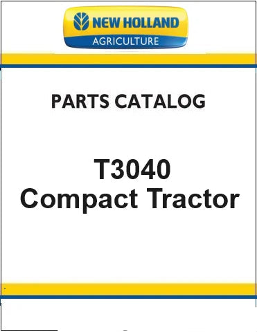 New Holland T3040 Compact Tractor Pdf Parts Manual