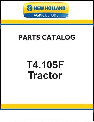 New Holland T4.105F Tractor Pdf Parts Manual (Tier 3)