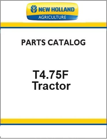 New Holland T4.75F Tractor Pdf Parts Manual (Tier 3)