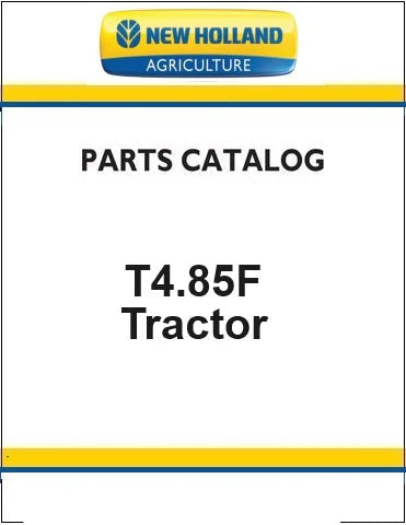 New Holland T4.85F Tractor Pdf Parts Manual (Tier 3)