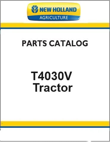 New Holland T4030V Tractor Pdf Parts Manual