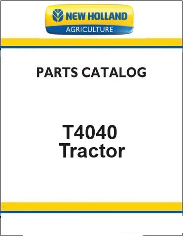 New Holland T4040 Tractor Pdf Parts Manual (Standard)