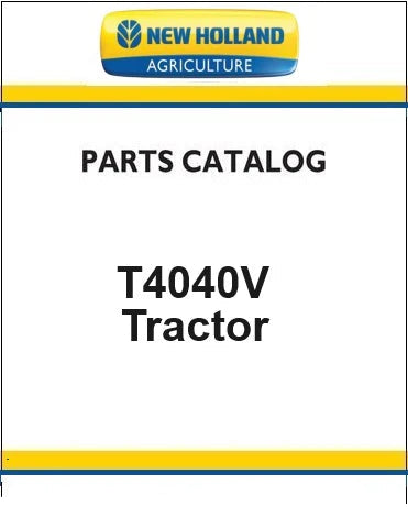 New Holland T4040V Tractor Pdf Parts Manual