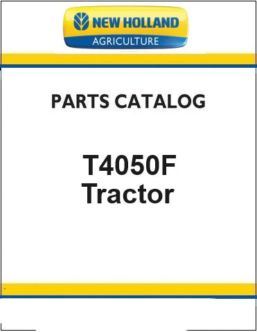 New Holland T4050F Tractor Pdf Parts Manual