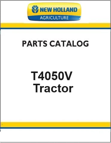 New Holland T4050V Tractor Pdf Parts Manual