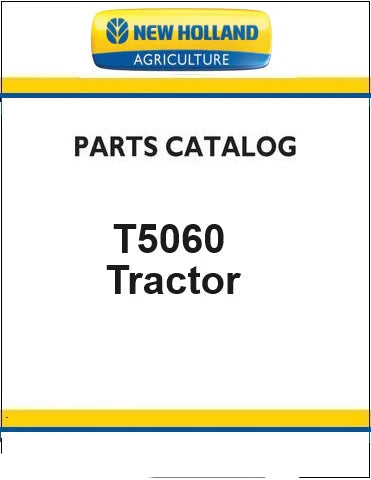 New Holland T5060 Tractor Pdf Parts Catalog Manual