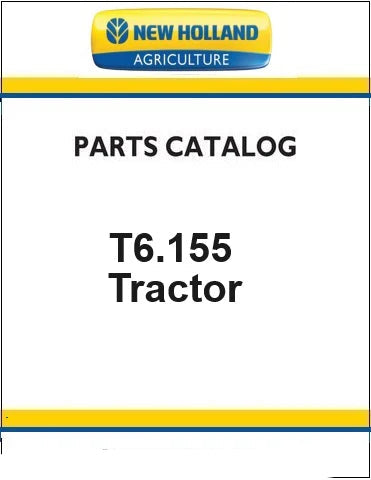 New Holland T6.155 Tractor Pdf Parts Manual