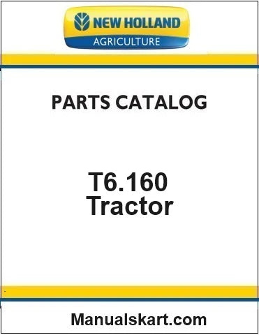 New Holland T6.160 Electro Command Tractor Pdf Parts Catalog Manual (Stage V)
