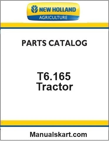 New Holland T6.165 Electro Command Tractor Pdf Parts Catalog Manual (Stage V)