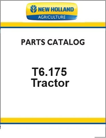 New Holland T6.175 Tractor Pdf Parts Manual